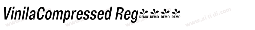 VinilaCompressed Reg字体转换